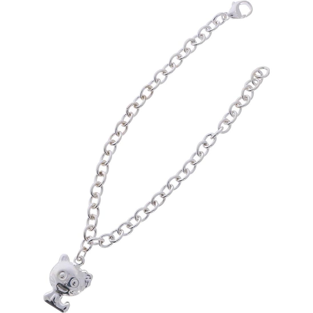 Thumbnail - Luxxos, Armschmuck, Bettelarmband mit Katze 4,00 mm aus 925 Sterling Silber, (19 cm, 925 Sterling Silber)