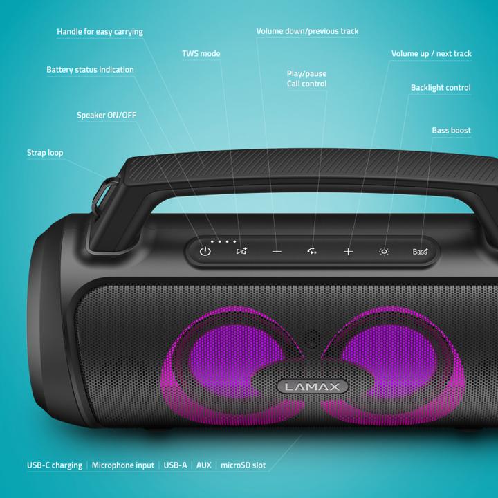 Actual product image Lamax PartyGo1 (20 h)