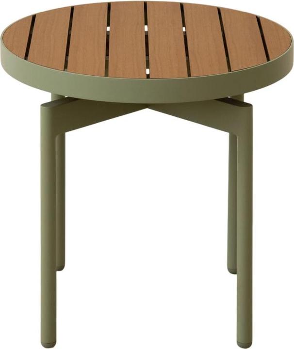 Micadoni Table Basse D'Extérieur, "Pada", 2 Places, 48.5x48.5x47