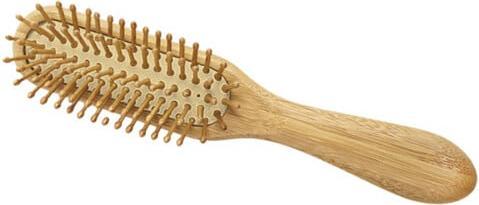 RickiParodi Hairbrush (1 pc, Bamboo Pneumatic Rectangular for Straight Hair)