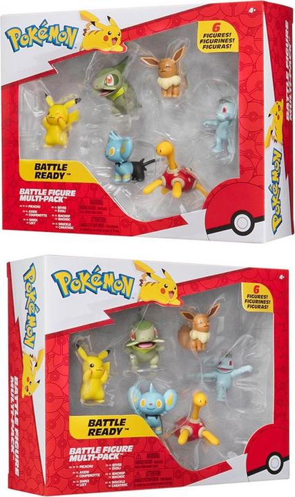Immagine prodotto Pokémon Pokemon - Figure da battaglia confezione da 6