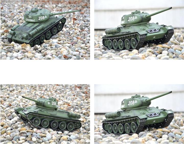 Image du produit Es-toys réservoir RC Russe T-34/85 (RTR Prêt à fonctionner)