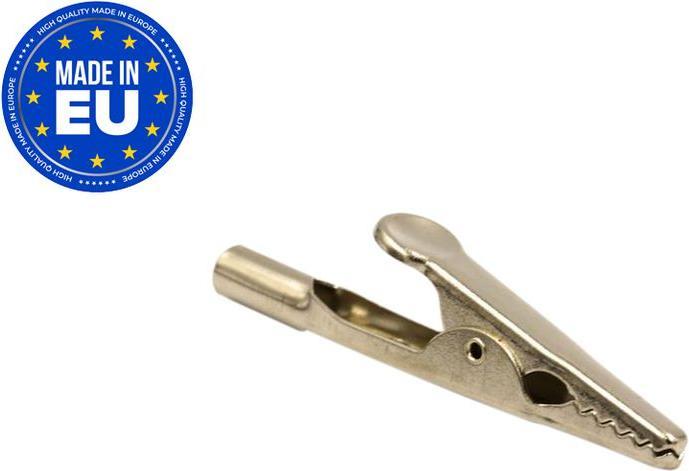 Produktbild RND Krokodilklemme, Metall, 33 VAC / 70 VDC, 10A (Klemme)