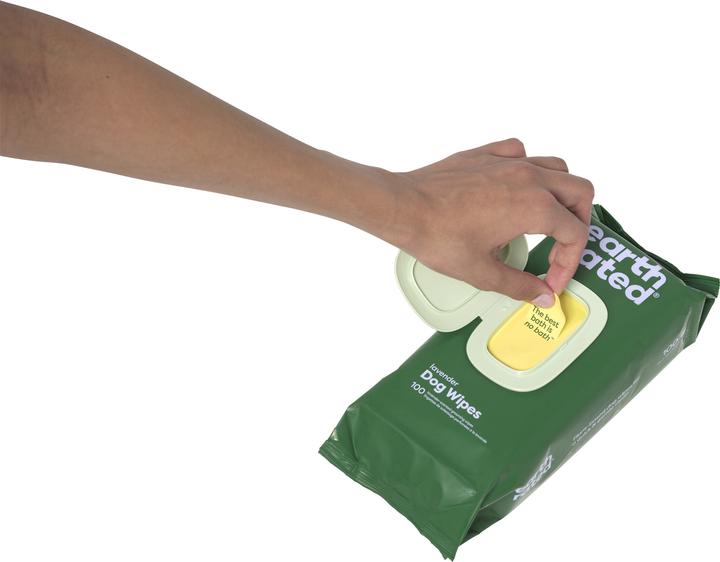 Actual product image Earth Rated Wet wipes (lavender (Dog)