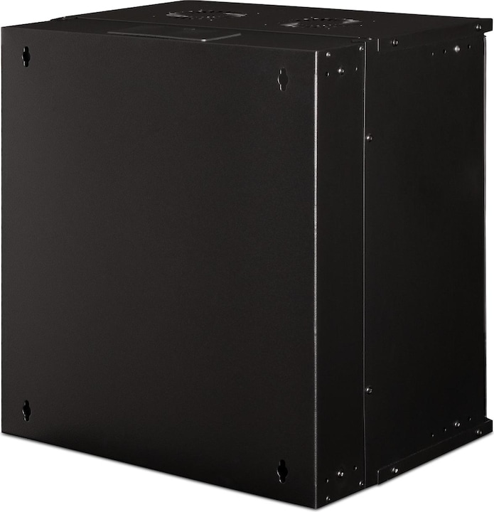 Actual product image Digitus 19" 12U wall-mounted housing, SOHO PRO 592 x 540 x 400 mm, black (10.86 RU, 19 inch rack)