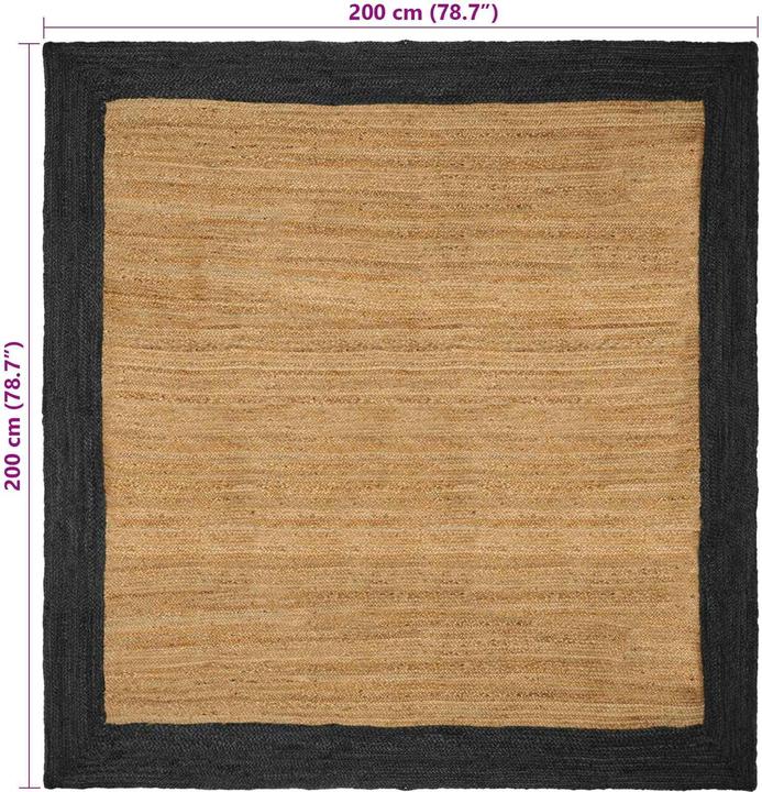 Produktbild vidaXL Moderner Teppich (200 x 200 cm)