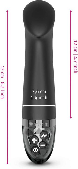 Produktbild Mystim Right on Ron eStim Vibrator Black