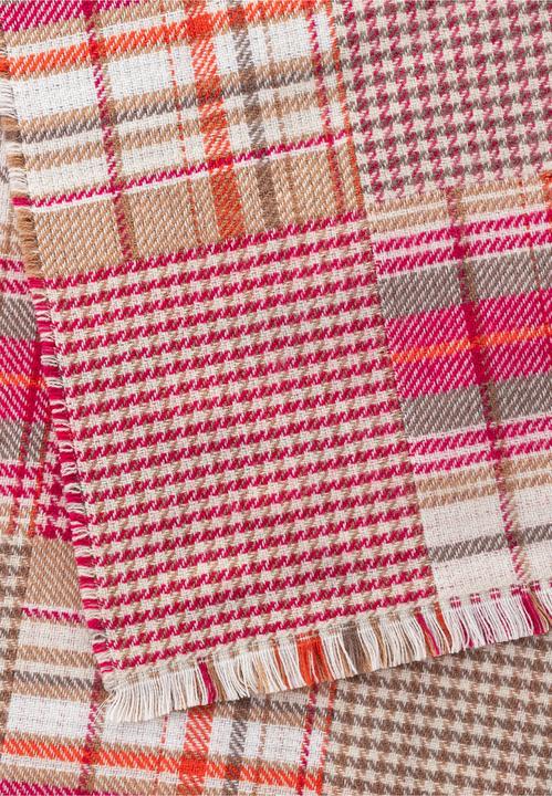 Actual product image Camel Active Fine woven scarf with check pattern
