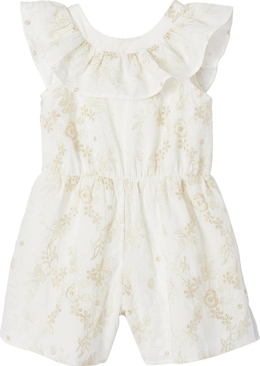 Produktbild Vertbaudet Festlicher kurzer Mädchen Jumpsuit mit gestickten Glanzblumen (86)