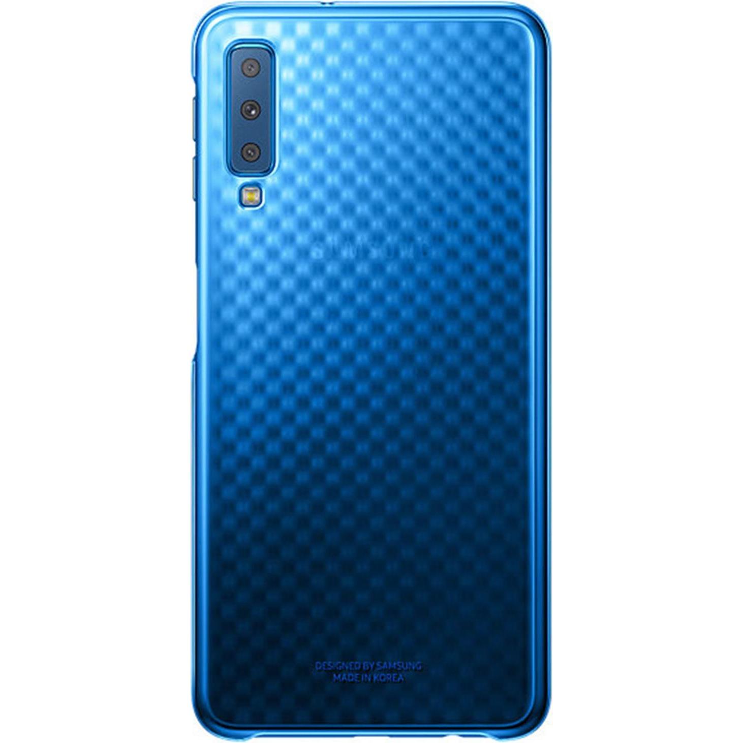 Samsung Gradation Cover (Samsung Galaxy A7 (2018)), Smartphone Hülle, Blau