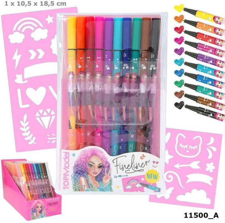 Produktbild Depesche Fineliner set (10x)