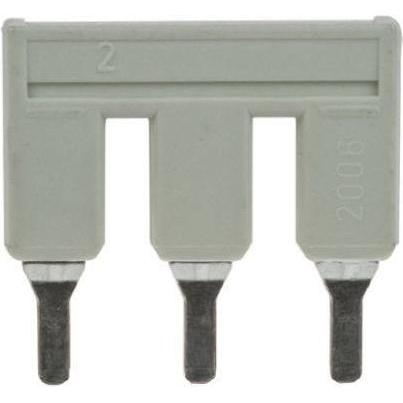 Wago Jumper bar 2.5mm2 3 way (Vari), Accessori di elettronica + Alloggiamento, Grigio