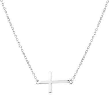 Produktbild Agato Silver necklace with a cross AGS1532/47