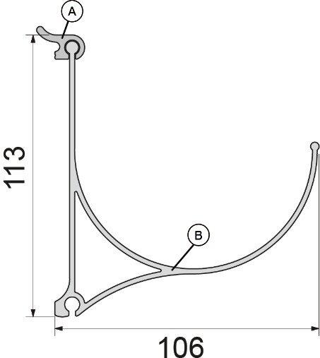 Produktbild OK-Line Flaschenablage Wall System (1 Stk.)