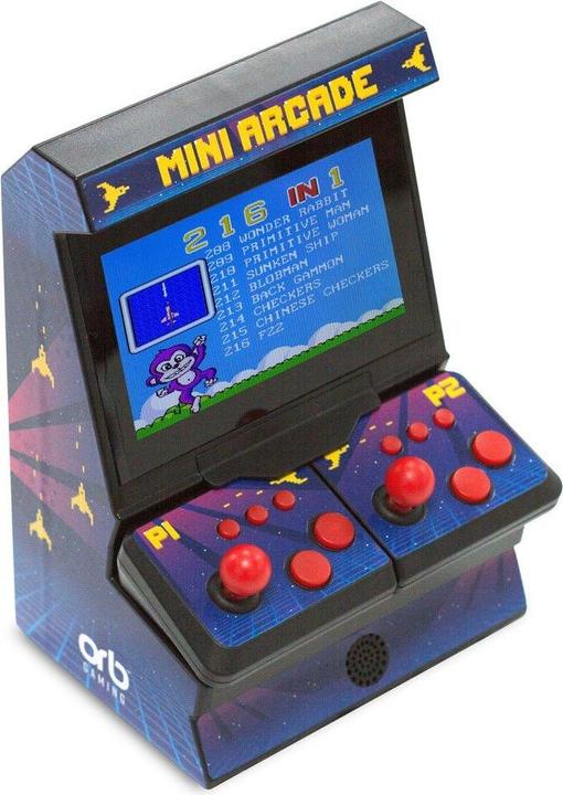 Produktbild Mad Monkey Retro Mini Arcade Machine mit Dual-Controller - inkl. 300x 8-Bit Spielen