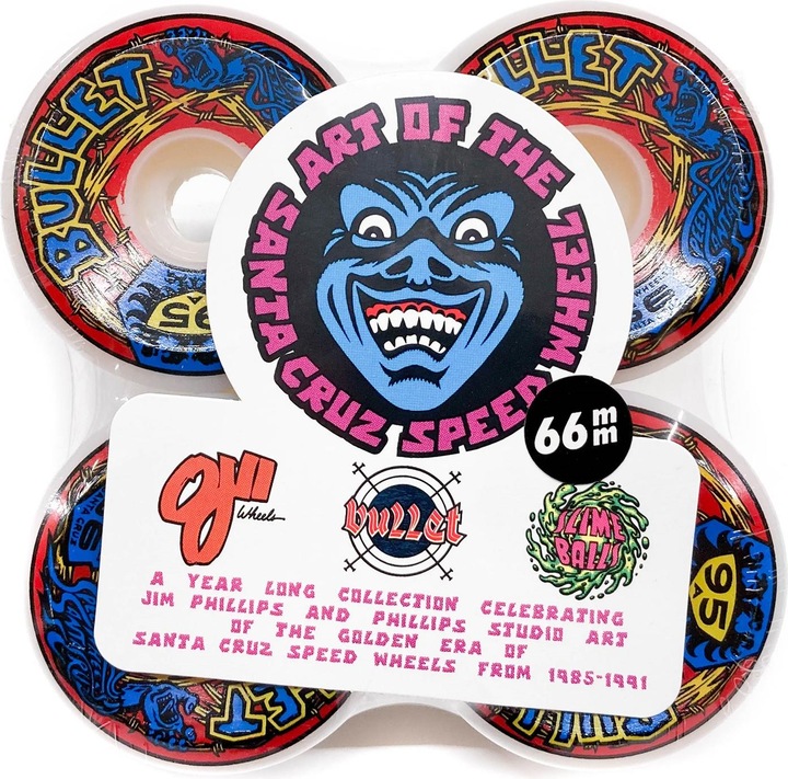 Produktbild Oj`s 95A Santa Cruz Bullet Speedwheels Reissue (66 mm)