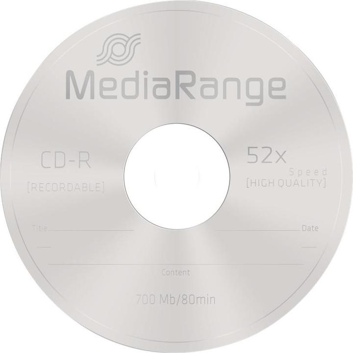 Immagine prodotto MediaRange Cd-R (50x)