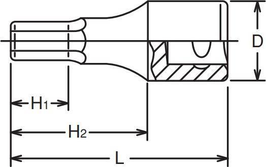 Immagine prodotto Koken 1/2" Steckschlüsselsatz für Innensechskantschrauben