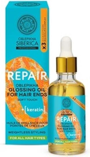 Actual product image Natura Siberica Oblepikha Repair Glossing Oil for Hair Ends 50ml (50 ml)