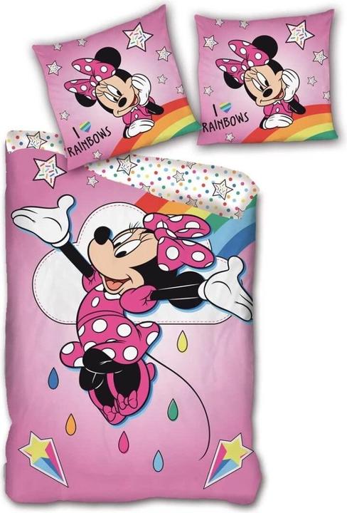 Disney Minnie Housse de couette microfibre Lit 90cm (140 x 200 cm)