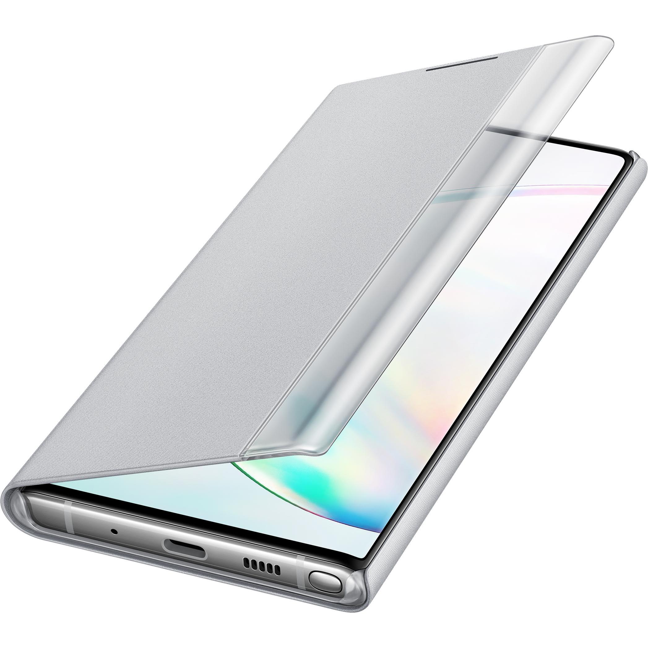 Thumbnail - Samsung Clear View Cover (Samsung Galaxy Note 10), Smartphone Hülle, Silber