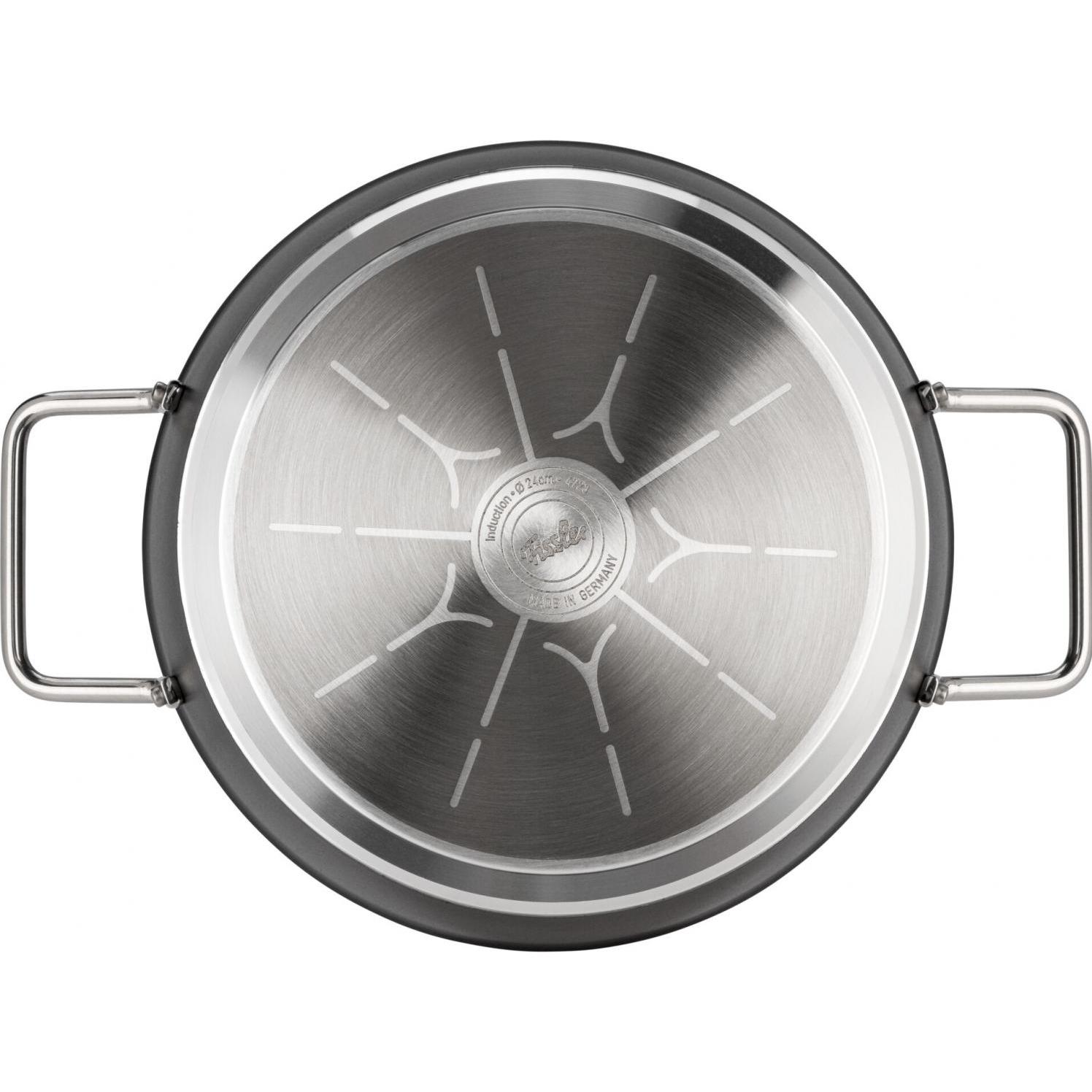 Thumbnail - Fissler Set (KT20 BT24 STK18cm oD), Pfanne + Kochtopf, Grau