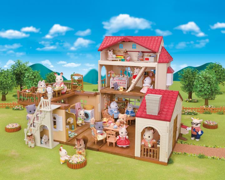 Actual product image Epoch A country house with a red roof