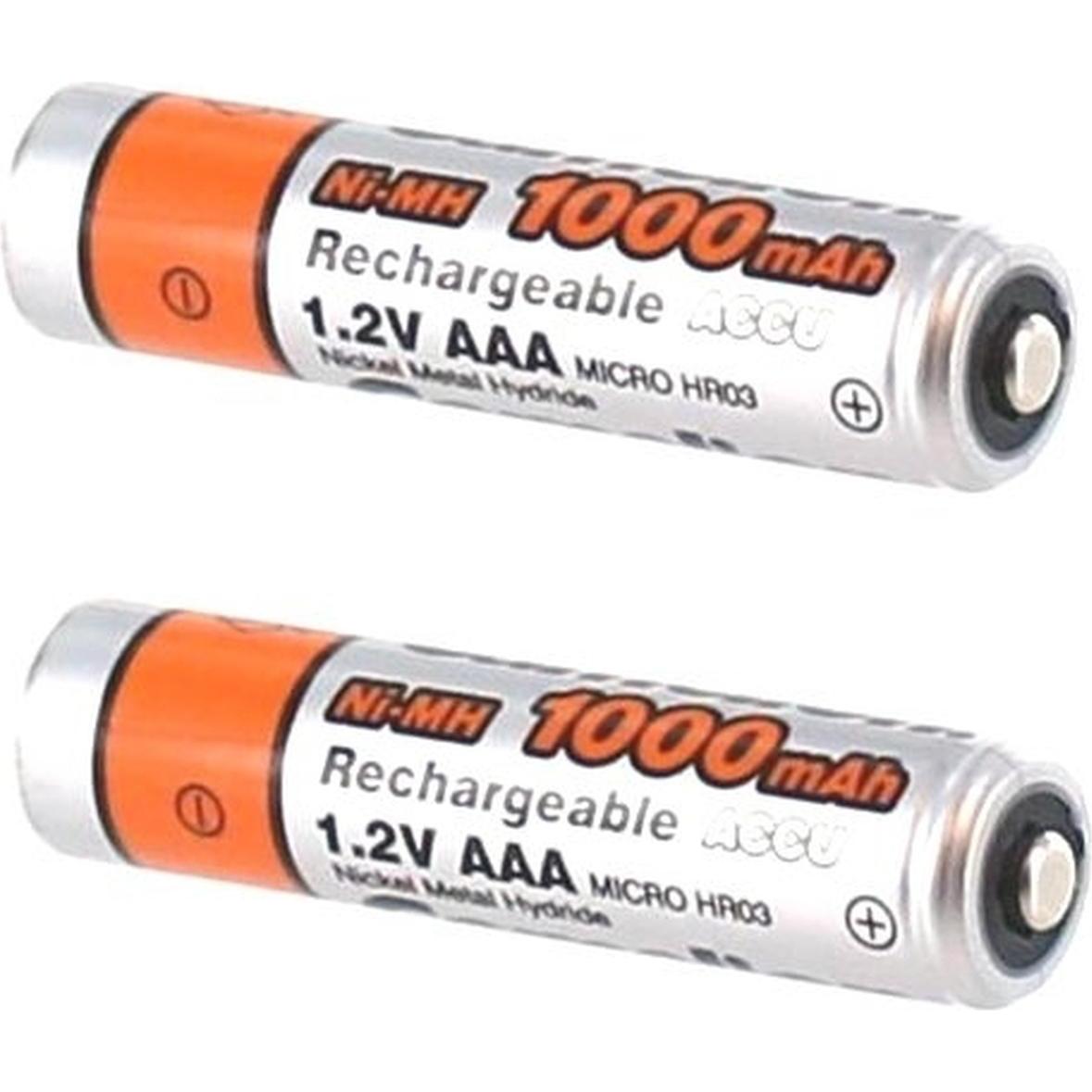 AGI 30620 - Akku - Akku (2 Stk., 1000 mAh), Batterien + Akkus