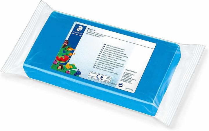 Productafbeelding Staedtler Plasticine boetseerklei 1kg blauw Noris