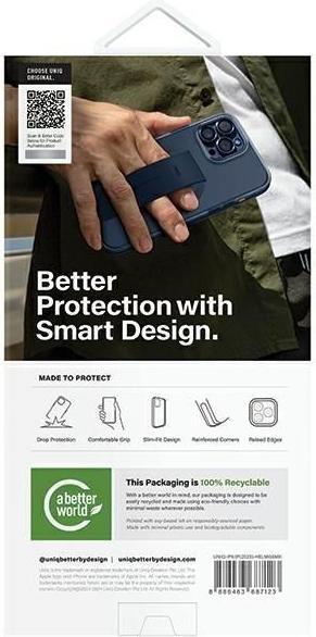 Actual product image Uniq etui Heldro Mag iPhone 15 Pro 6.1" Magclick Charging czarny/vapour smoke (Apple iPhone 15 Pro)