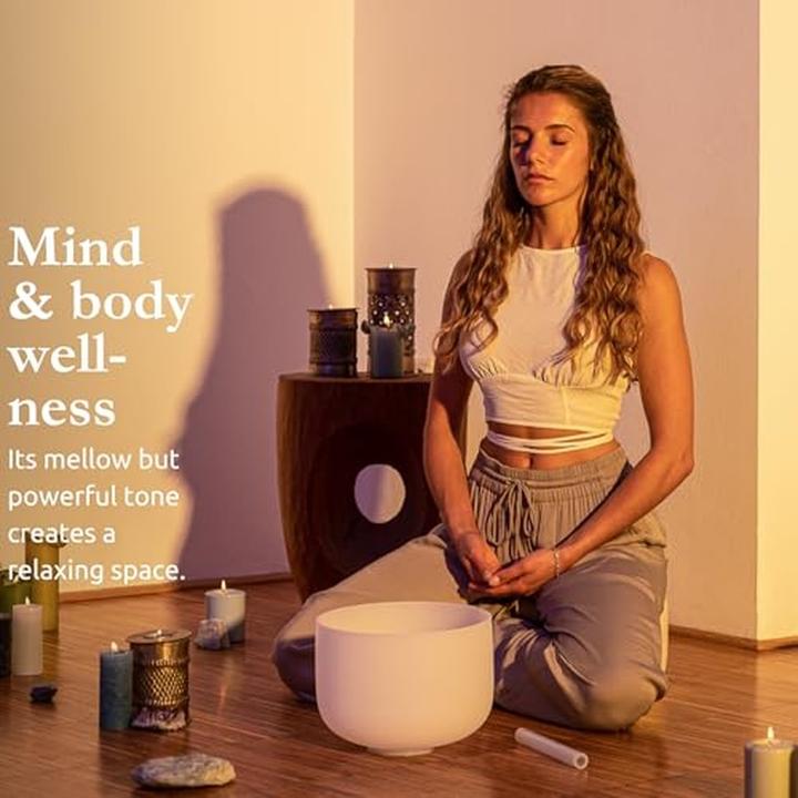 Actual product image Meinl 10" Crystal Singing Bowl (Sacral Chakra) (Singing bowl)