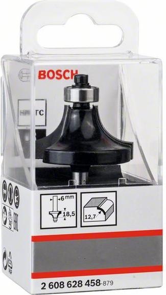 Produktbild Bosch Professional Zubehör Abrundfräser, 6 mm, R1 12,7 mm, D 38,1 mm, L 18,6 mm, G 60 mm