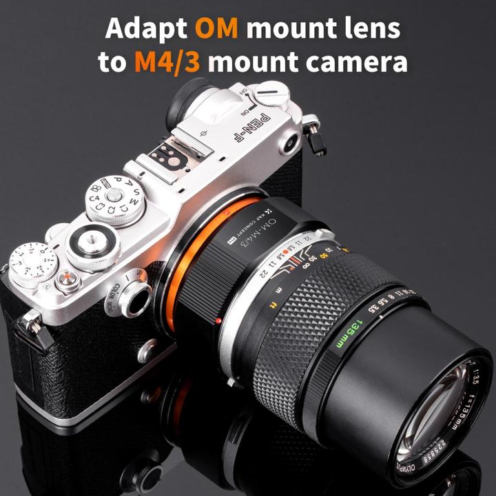 Produktbild K&F Concept M16125 High Precision Lens Adapter Mount, OM-M4/3