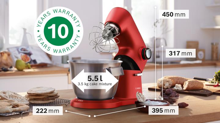 Actual product image Bosch Hausgeräte Serie 8 OptiMUM MUM9A66R00 (1600 W)