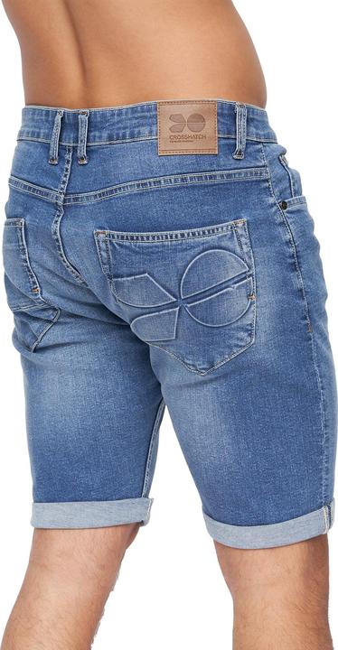 Produktbild Crosshatch Mens Tonwin Denim Embossed Shorts (34)