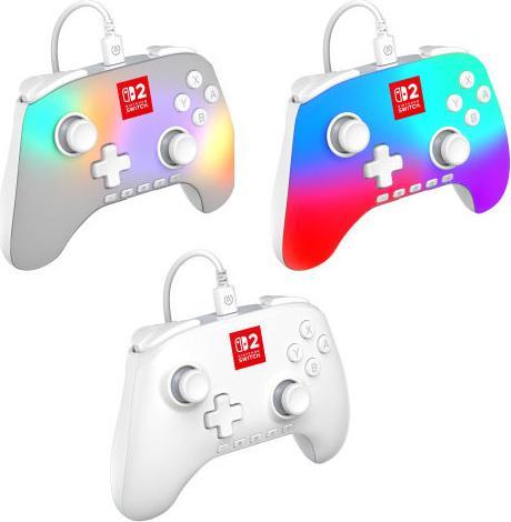 Immagine prodotto PowerA NSW2 Controller Advantage wired Lumectra white (Switch, Switch 2)