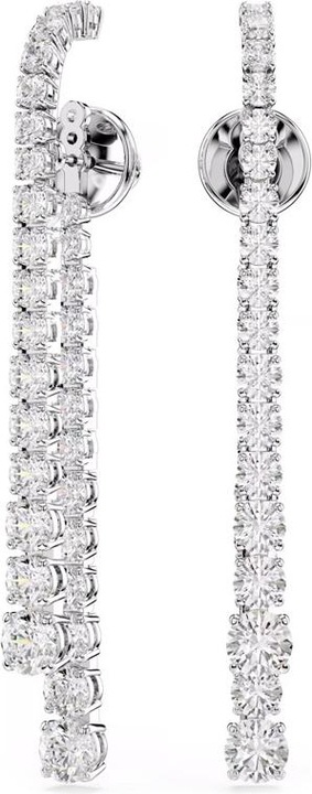 Produktbild Swarovski Matrix Drop Ohrhänger Rundschliffe im Farbverlauf Weiss (Swarovski Metall)