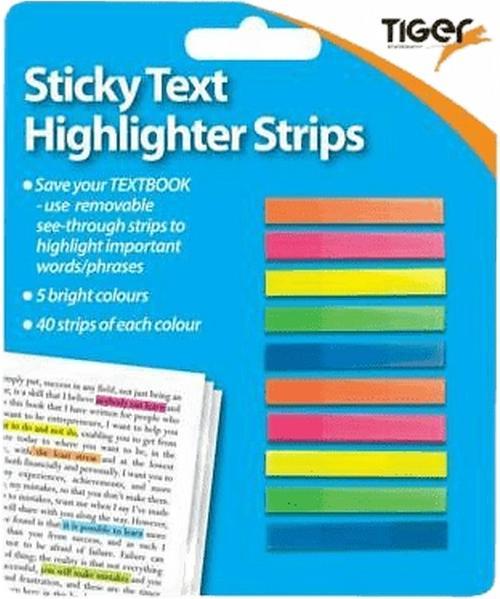 Tiger Schmale Haftnotizen (40Erpack)