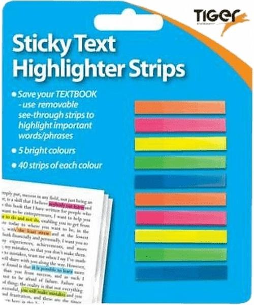 Produktbild Tiger Schmale Haftnotizen (40Erpack)