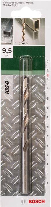 Actual product image Bosch Zubehör Metal drill HSS-G, DIN 338 D= 9.5 mm L= 125 mm (9 mm)