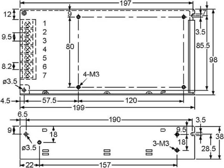 Immagine prodotto MeanWell Mean Well RD-125A Schaltnetzteil 131 W