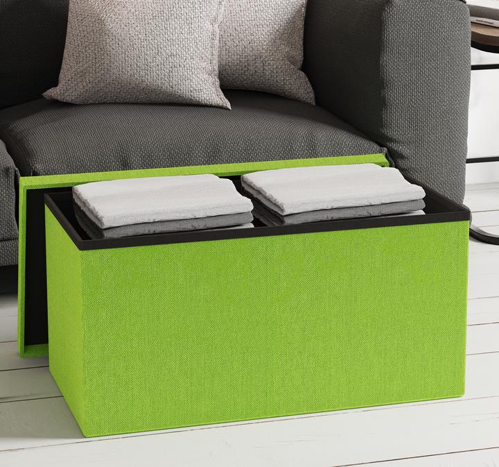 Produktbild VCM Stoff Sitztruhe Sitzbank Truhe Boxas (76 cm)
