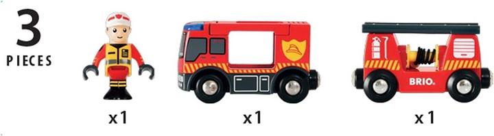 Image du produit Brio Véhicule échelle pour pompiers avec L&S