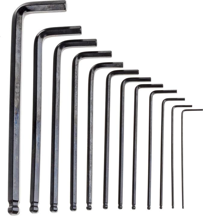 Produktbild RS PRO L Shape Hex Key Set 12pcs Black Oxide