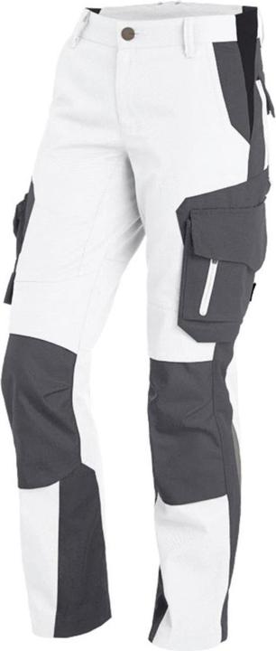 FHB Damen Arbeitshose "ALMA" grau, schwarz Grösse 38 (38)