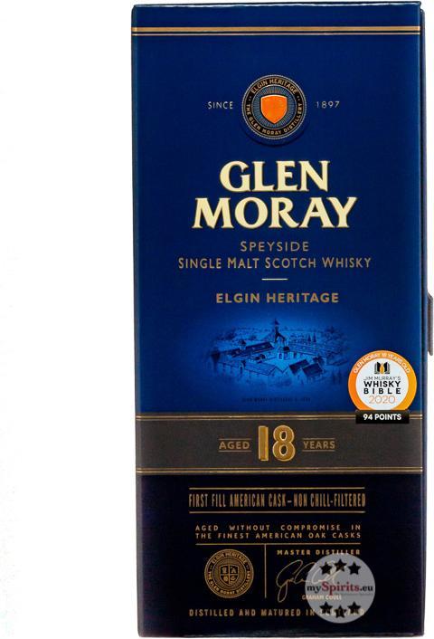 Produktbild Glen Moray 18 Years (1 x 70 cl)
