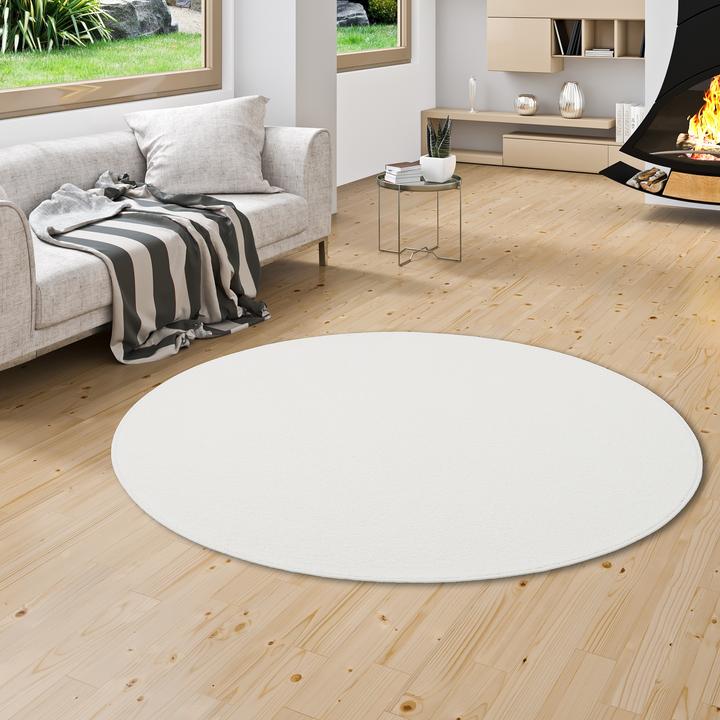 Actual product image Snapstyle High Pile Velour Carpet Luna Round (Ø 160 cm)
