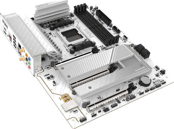 Immagine prodotto Sapphire PURE B850A WIFI7 1xHDMI 1.4 1xDP 1.2 (AM5, AMD B850, ATX)