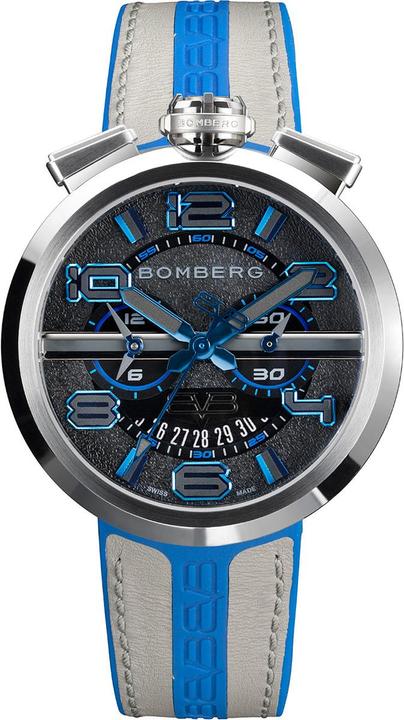 Image du produit Bomberg 1968 Chronographe noir et bleu (Chronographe, Horloge analogique, 45 mm)