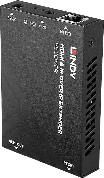 Actual product image Lindy HDMI & IR over IP Receiver Adds another receiver to an existing extender system (38398) for the